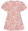 Minymo Dress Aop Rib Pink 116