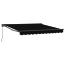 Markiseramme Svart 300 x 250 cm Polyester med PU belegg