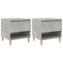  Nattbord 2 stk betonggrå 50x46x50 cm konstruert tre 8720845668860