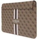 Guess 16" Laptopveske med 4G Trykte Striper i Brun