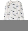 Name It Body Long Sleeve Car Hvit 80