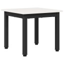  Kaffebord Hvit 40 x 40 x 36 cm Massiv furu
