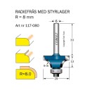 Cobolt 117-080 Avrundingsfres 6 mm skaftdiameter Ø6/29 mm Maskintilbehør & forbruk