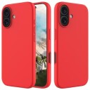 iPhone 16 Plus Liquid Silikondeksel Rød