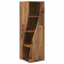 vidaXL Hjørneskap 32x32x102cm Konstruert tre Gammelt tre