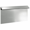 vidaXL Sneglenett sølv 50 x 3,5 x 25 cm Galvanisert Stål
