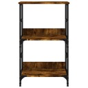  Bokhylle røkt eik 50x33x82 cm konstruert tre 8721012124271