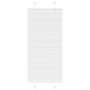  plisségardin Hvit 55x150 cm Stoff Bredde 54,4 Polyester