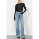 Alice + Olivia Dame Topper Svart M,