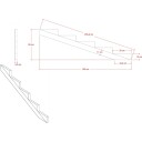 Trappevange PLUS Trinndybde 39 cm 5-Trinn uten Beslag