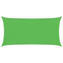 vidaXL Solseil 160 g/m² lysegrønn 3x6 m HDPE