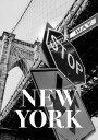 NYC Brooklyn Bridge Plakat Plakat / 40x50cm