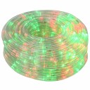 vidaXL LED-lysslange til jul 1200 LED-lys Rød, Grønn 50 m