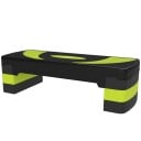 Stepboard aerobic stepper høydejusterbar med 3 nivåer 10/15/20 cm treningssykkel for innendørs utendørs lastekapasitet opptil