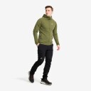 Revolutionrace Evolution Light Stretch Fleece Hoodie Herre Cypress 3XL Herre Overdeler Fleece & midlayers