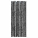  Gardin med gardiner 2 pcs Grå 260 x 140 cm Fløyel