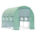 Green Film Drivhus 2,95x2m med UV-beskyttelse og 6 vinduer