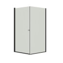 Dansani Match A+D Dusjhjørne Kombi (dør+Vegg) Krom / 70x120cm Klart Glass