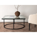 Furniture Fashion Skanör sofabord 90x90cm svart, glass. 1711788-01-0 1711784-01-0