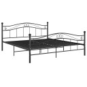 vidaXL Sengeramme svart metall 140x200 cm