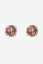 Caroline Svedbom   Øredobber Classic Stud Earring Rhodium   Sølv