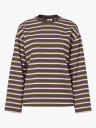 Pieces Sadie Long Sleeve Top Brun XL