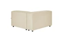 Hörnsoffa med fotpall Beliani Aprica Beige  