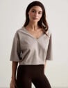 aim´n Elevated T Shirt Beige L