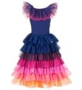 Souza Dawn Prinsessekostyme Blå/Bordeaux/Lilla/Marineblå/Oransje/Rosa 3-4 år 98-104 cm