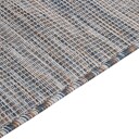 vidaXL Utendørs flatvevd teppe 120x170 cm brun og svart