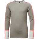 Helly Hansen Lifa Midweight Merinoull Skiundertøy Barn Grå 140