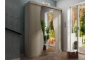 Dunkra Garderobe med Speil LED-belysning RGB 150 cm Bue - Sonomaeik