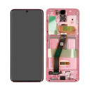 Samsung LCD Skjermbytte til Galaxy S20 5G Rosa