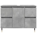  Baderomsskap betonggrå 80x33x60 cm konstruert tre 8721158444721