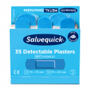 Orkla Group Plaster Salvequick 35 Blue Detectable æske a 6 sæt