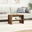 TV benk gammelt tre 60x40x40 cm konstruert tre