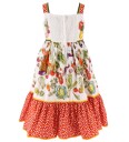 Dolce & Gabbana Kjole   Capri   Hvit/Rød m. Grønnsaker   Dolce & Gabbana   6 år 116   Kjole