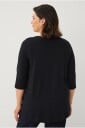 Ellos Plus collection   Topp med ermer 3/4 lang   Svart