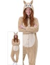 Lulu Monster - Beige Labubu Inspirert Kostyme til Dame - Onesize Large