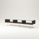 Decotique Vogue Salongbord 45x165 cm Dark Oak / Messing