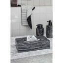 Mette Ditmer Marble lommetørkleboks 14 x 25,5 cm Sort-grå