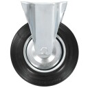 vidaXL Faste hjul 8 stk 200 mm