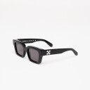 Solbriller Off-White Virgil Shiny Black/ Grey L
