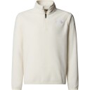 The North Face Teens' Glacier 1/4 Zip Pullover White Dune XXL