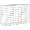 vidaXL Gabion med 5 mm tråd og 10x10 cm mesh 150x50x100 cm
