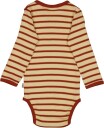 Wheat Body Placket Ls Sienna Stripe (92 / 2 år)