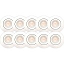 Scan Products Luna Quick Install 2.0 downlight 3000K matt hvit 10 stk