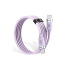 Orico USB-C til USB-C-kabel 1m 60W Lilla med Power Delivery