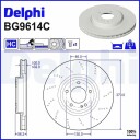 DELPHI BG9614C Bremseskive