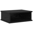  Nattbord Svart Eik 40 x 31 x 15 cm Konstruert tre